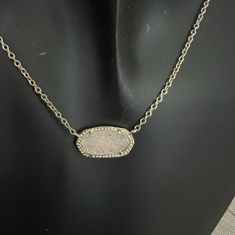 Kendra Scott Gold and Iridescent Necklace and Earrings Set - Picture 3 of 6